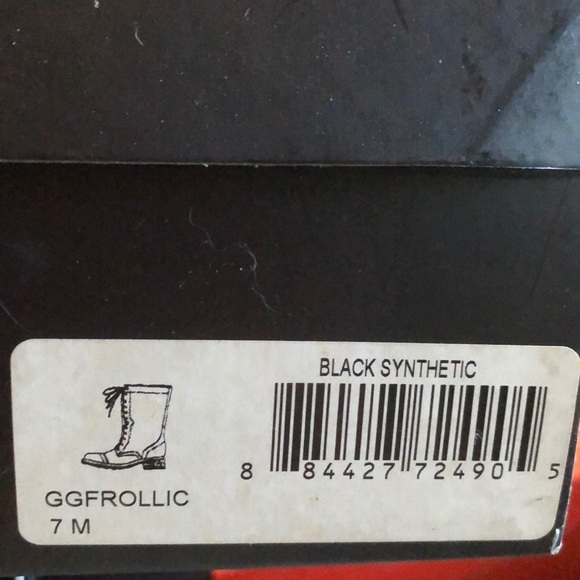 Guess Frollic military combat boots Bella Swan New - Picture 5 of 5